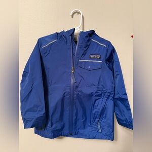 Patagonia Kids Blue Raincoat